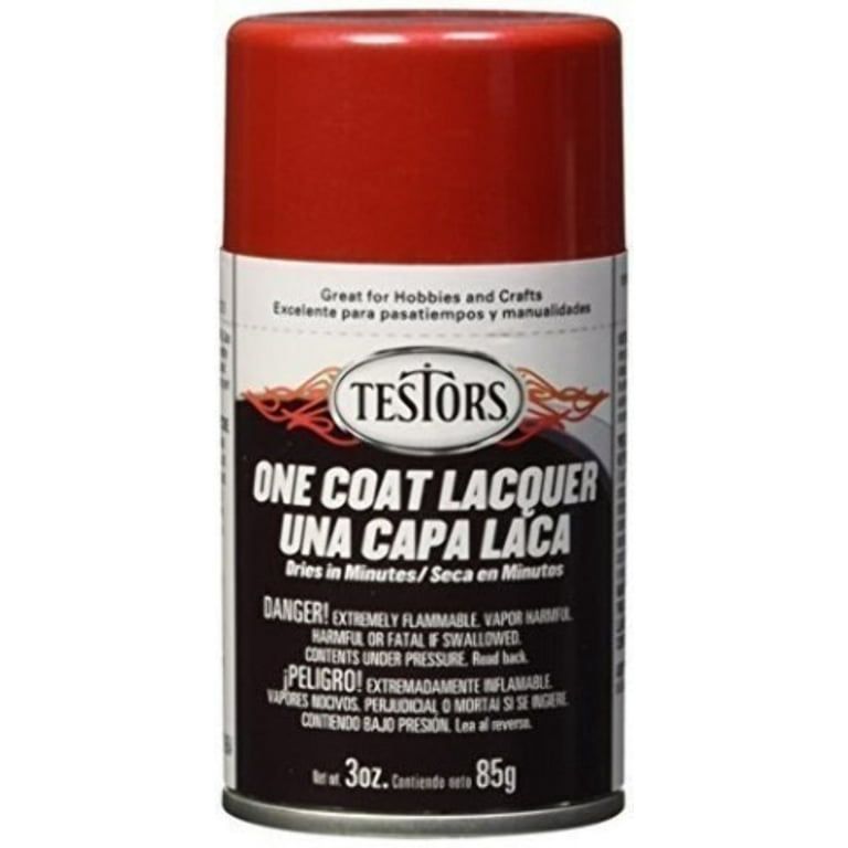 Testors Lacquer Spay Revving Red 3oz