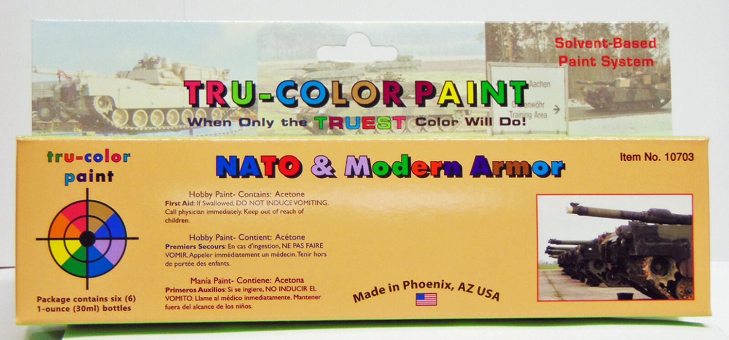 Tru Color NATO &amp; Modern Armour Colors Paint Set