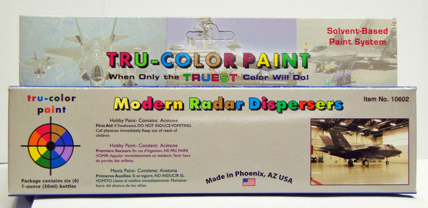 Tru Color Modern Radar Dispersions Aircraft Paint Set