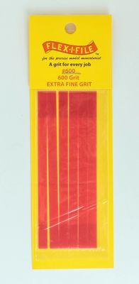 Flex-I-File Refill Tapes Extra Fine 600 Grit 6pc