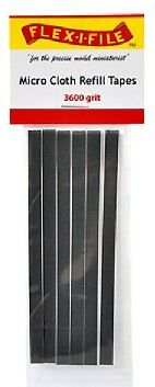 Flex-I-File Micro Cloth Refill Tapes 3600 Grit 6pc