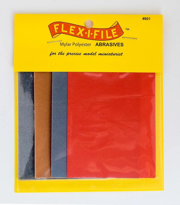 FLEX-I-FILE ABRASIVES2 EACH OF 150 280 320 600 SANDING FILM - WET OR DRY