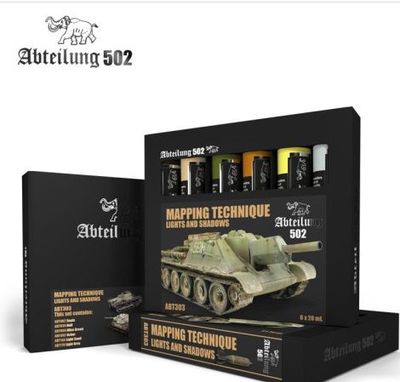 Abteilung Mapping Technique Lights And Shadows Oil Set