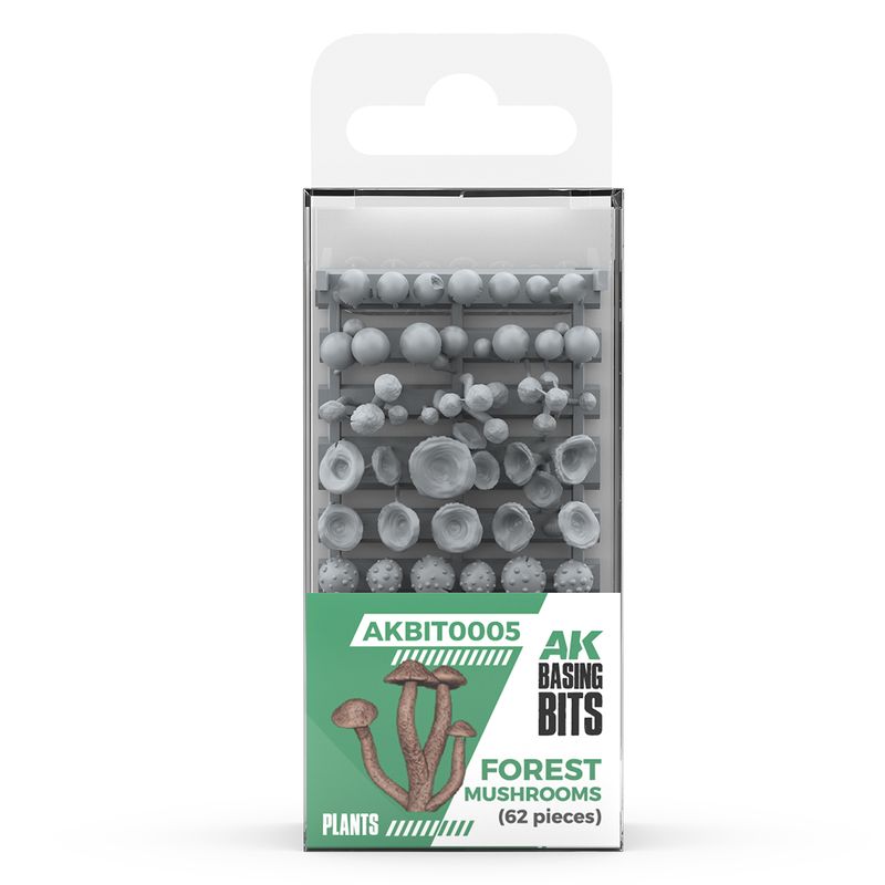 AK Interactive Forest Mushrooms Basing Bits 63pc