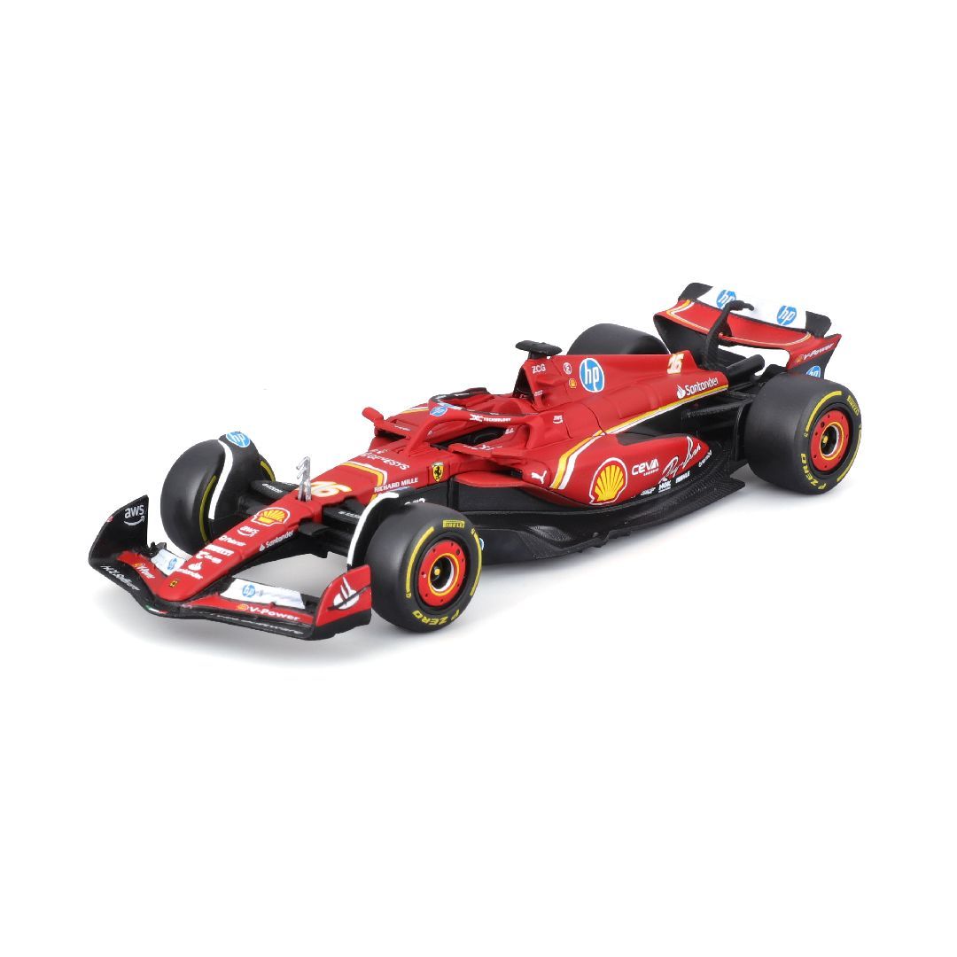 Bburago 1/43 SFR 2024 Ferrari Season Car Leclerc #16