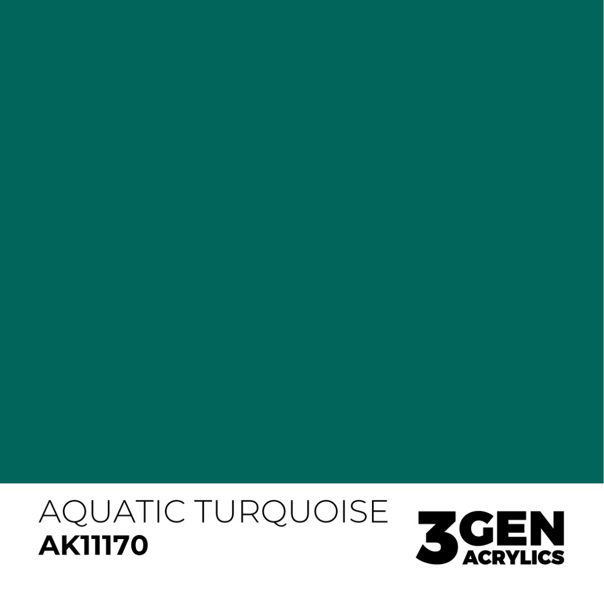 AK Interactive 3G Acrylic Aquatic Turquoise 17ml