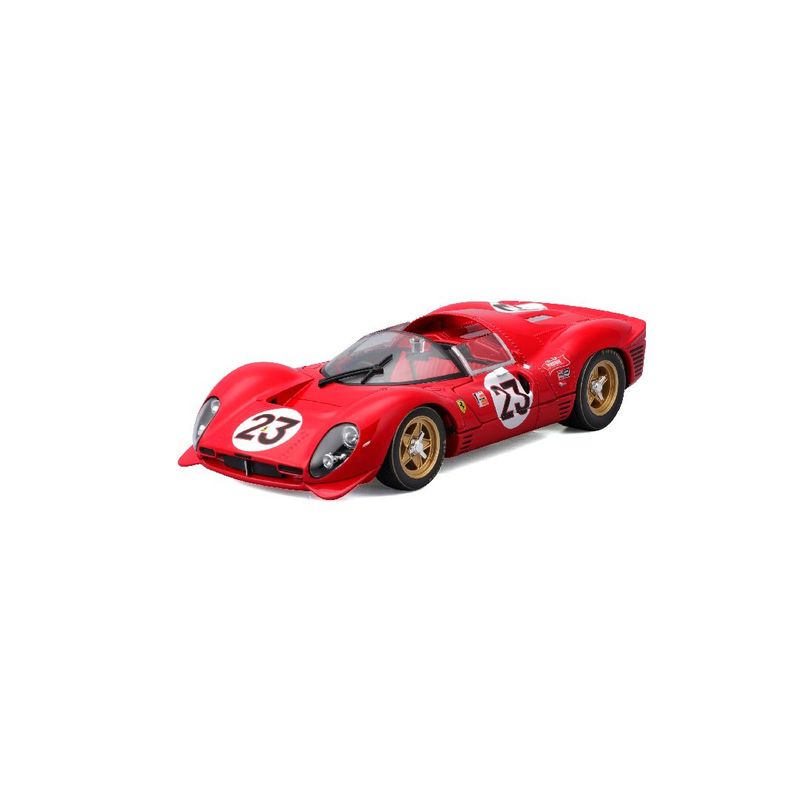 Bburago 1/24 1967 Racing Ferrari 330 P4 Daytona Red #23
