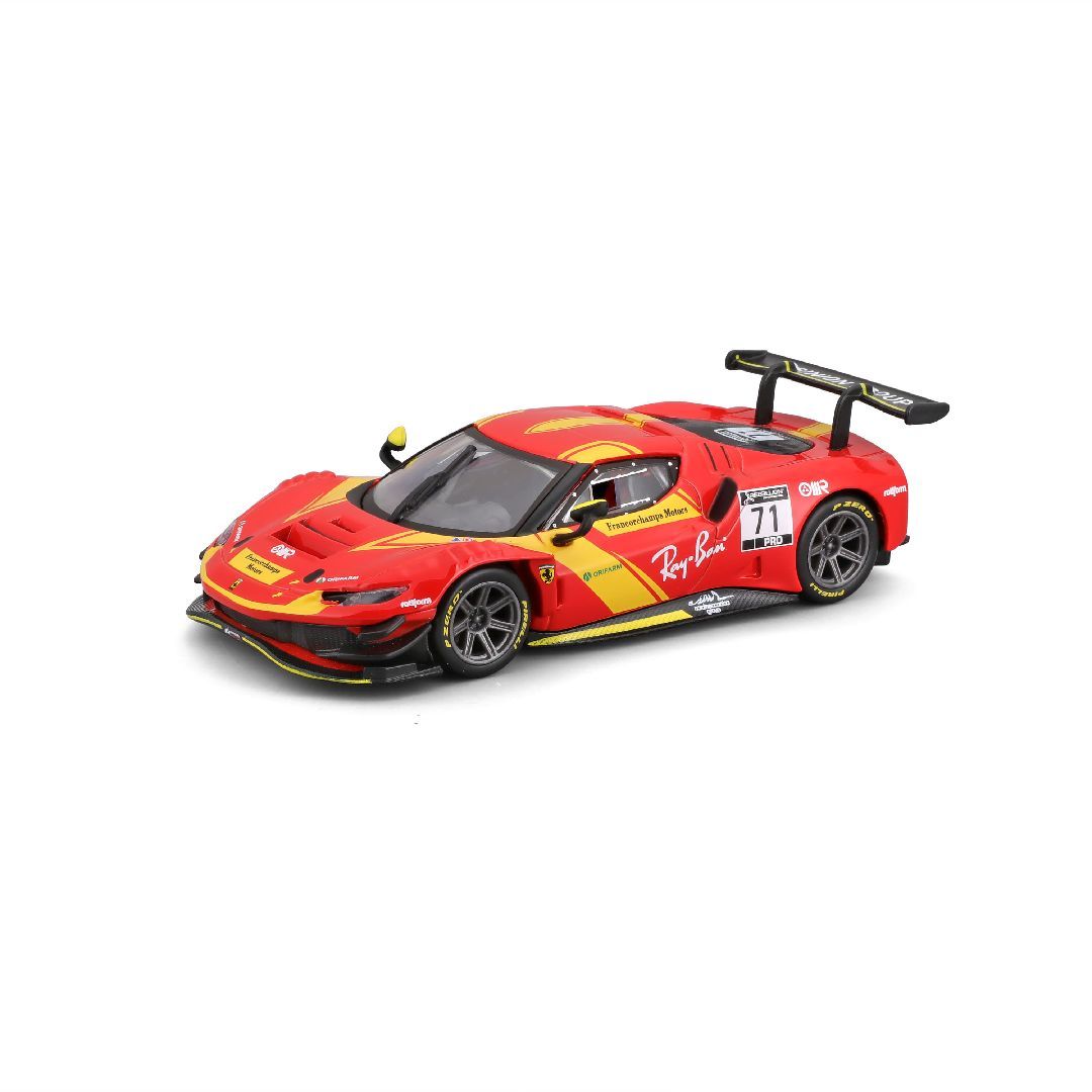 Bburago 1/43 2023 Racing Ferrari 296GT3 Red