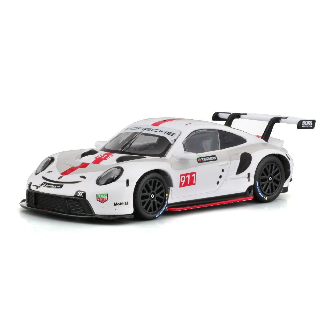 Bburago 1/43 Race Porsche 911 RSR White