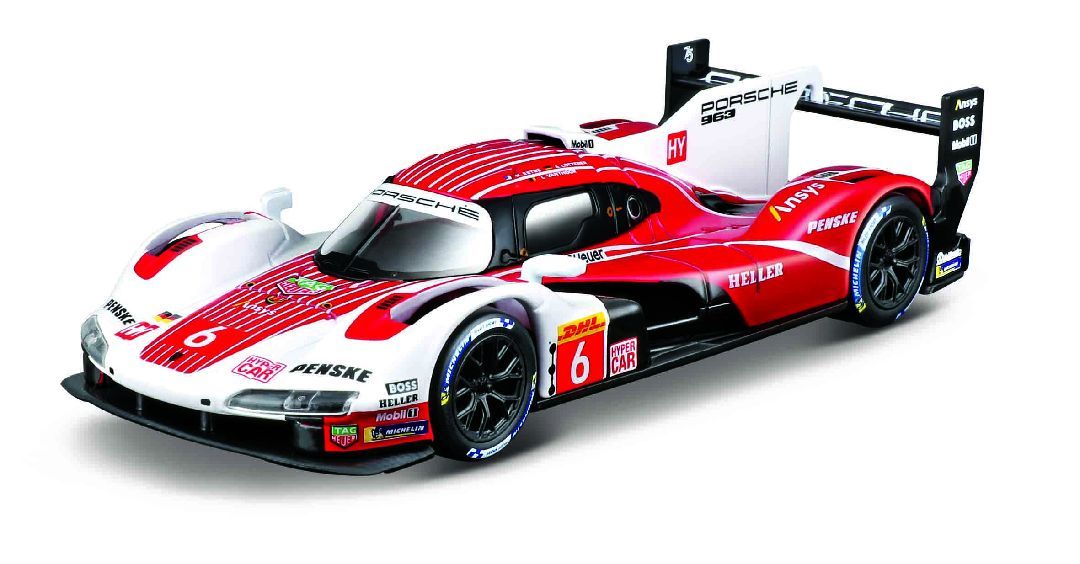 Bburago 1/43 Race 2024 Porsche 963 Qatar Race #6