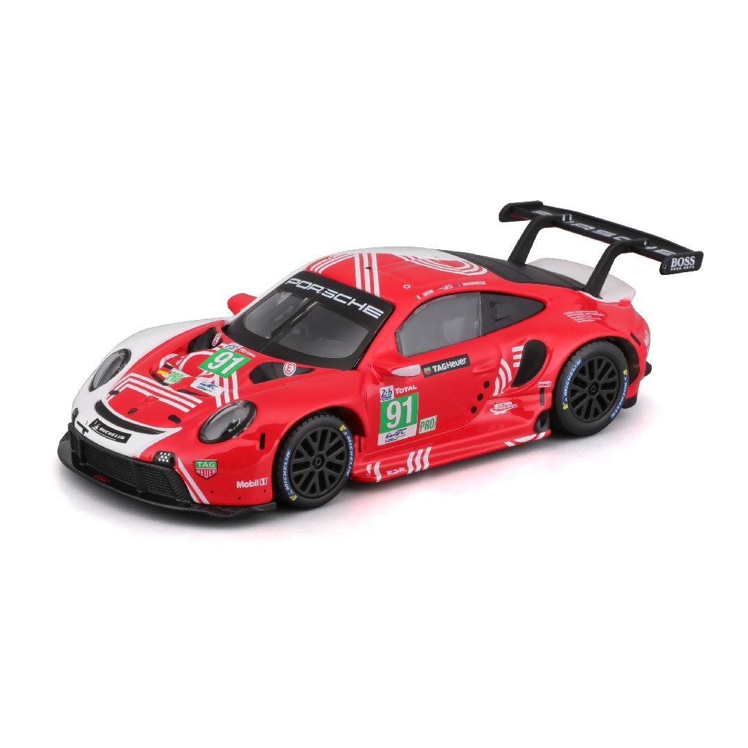 Bburago 1/43 Race 2020 Porsche 911 RSR Red #91