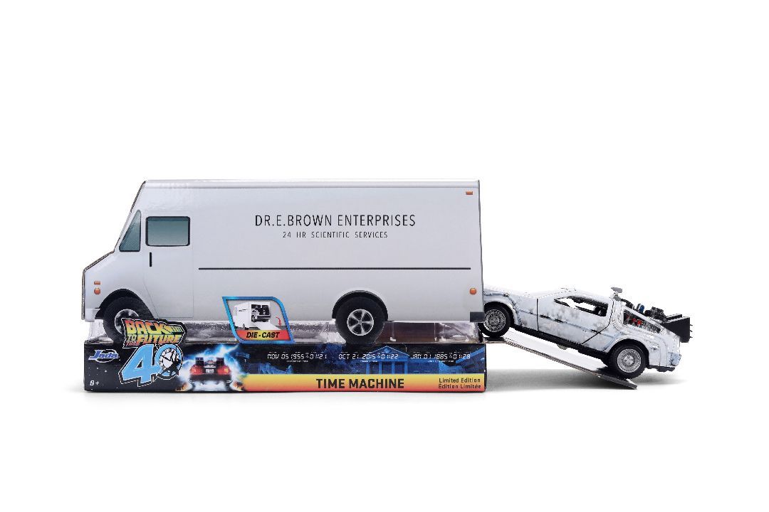 Jada 1/32 Back to the Future 40th Anniv w/ Dr. E. Brown Truck