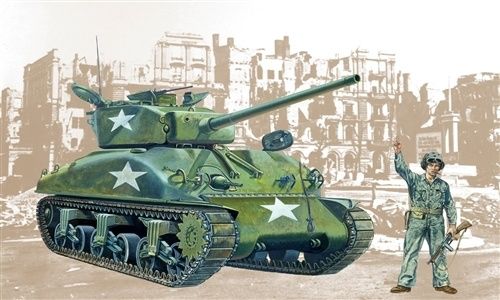 Italeri 1/35 M4-A1 Sherman Tank