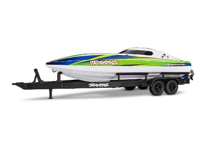 Traxxas Tandem-Axle Boat Trailer Navy 10, Assembled with hitch (Disruptor)