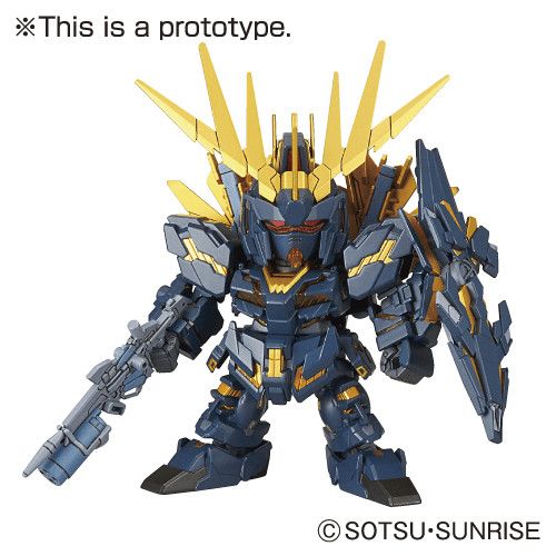 Bandai SD EX-Standard 015 Unicorn Gundam 02 Banshee Norn Destroy Mode