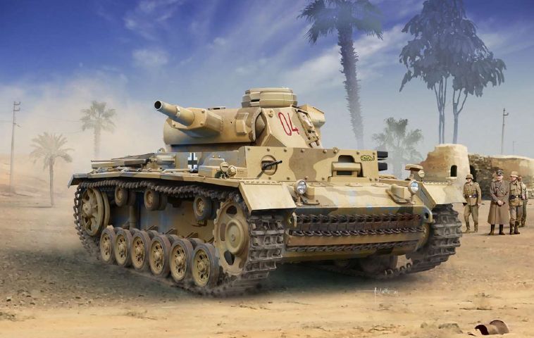 Academy 1/35 German Panzer III Ausf.N Afrika Korps New Design