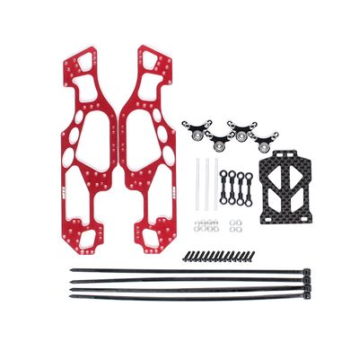 Nexx Racing (SCX24) Madbull Cantilever Suspension Alu Chassis Red