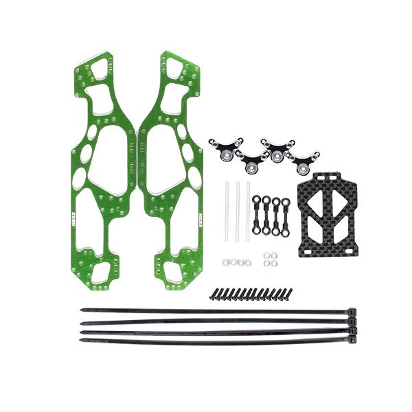 Nexx Racing (SCX24) Madbull Cantilever Suspension Alu Chassis Green
