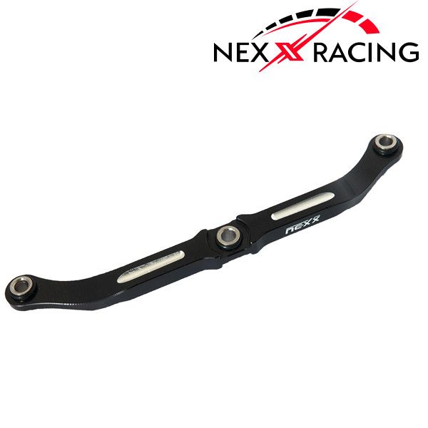 Nexx Racing CNC Alu Front Steering Link for TRX-4M-Black