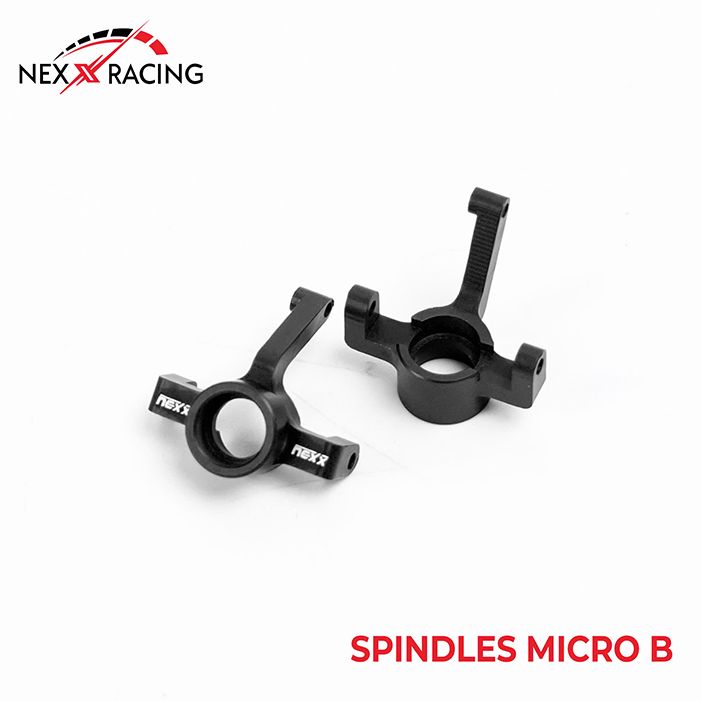 Nexx Racing Losi Micro B Aluminum Spindles Black