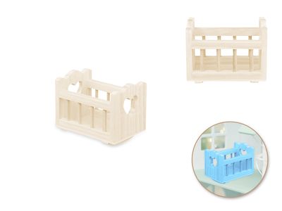 Multicraft Wood Craft 3.25x2.5x2.2in DIY Baby Cradle