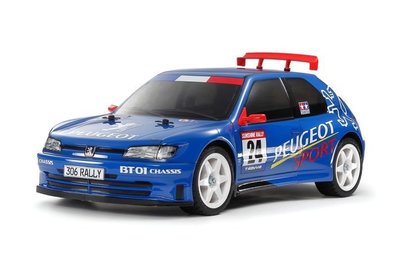 Tamiya 1/10 RC Peugeot 306 Maxi Blue