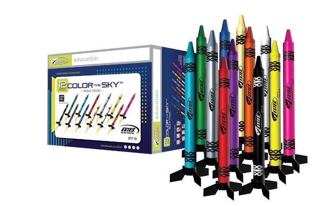 Estes Rockets Colour of the Sky 12-pack