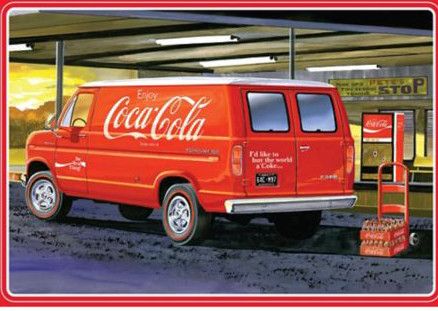 AMT\ERTL 1/25 1977 Ford Van Coca Cola