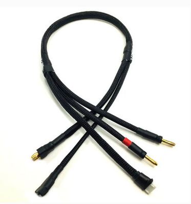4S Pro Charge Cable, w/ Deans Battery Connector, Black