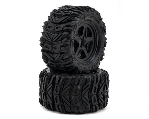 UpGrade RC Low-Pro BELTED Dirt Claw 2.8in All-Terrain Tireswith  5-Star Wheel 2pc