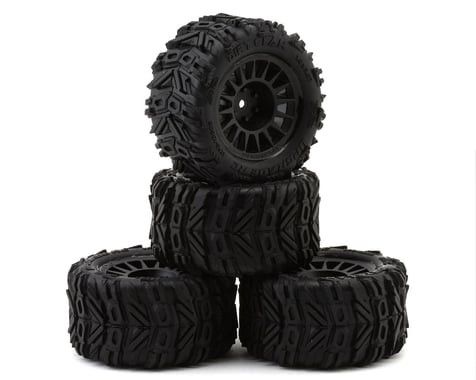 UpGrade RC Dirt Claw Pre-Mounted BELTED Tires for ARRMA Granite Grom 4pc
