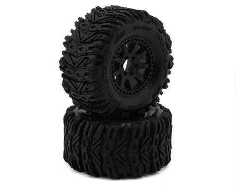 UpGrade RC Desert Claw 2.2in Pre-Mounted BELTED Tires for Traxxas Mini Maxx &amp; Mini XRT 2pc