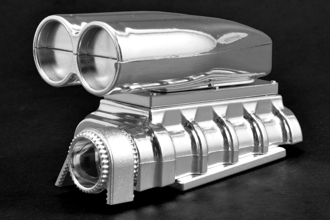 RPM Chrome Shotgun Style Mock Intake &amp; Blower