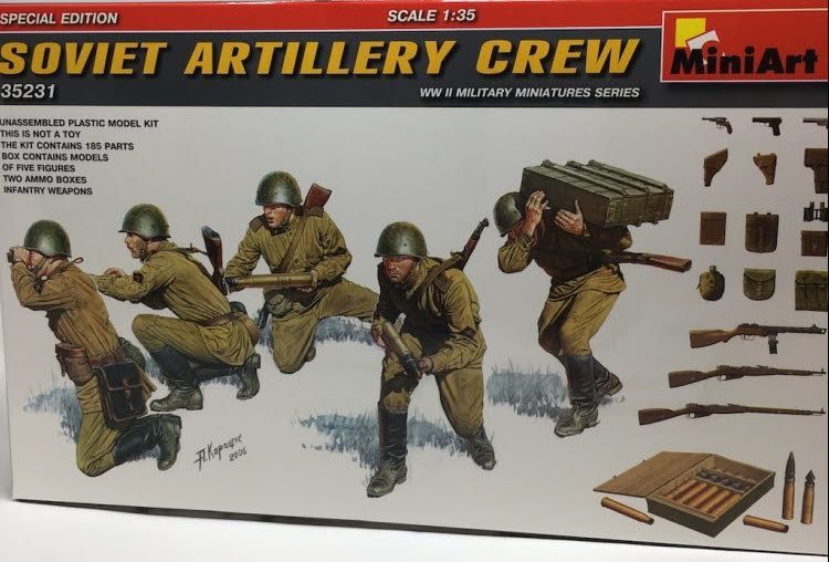 Miniart 1/35 Soviet Artillery Crew (Special Edition)