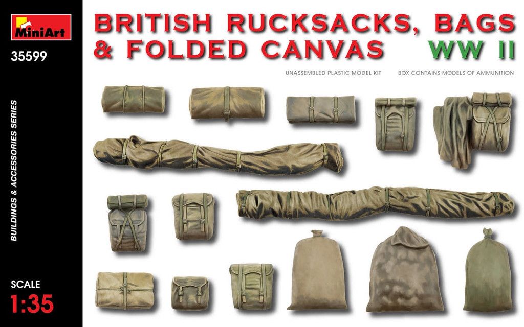 Miniart 1/35 British Bags And Rucksacks
