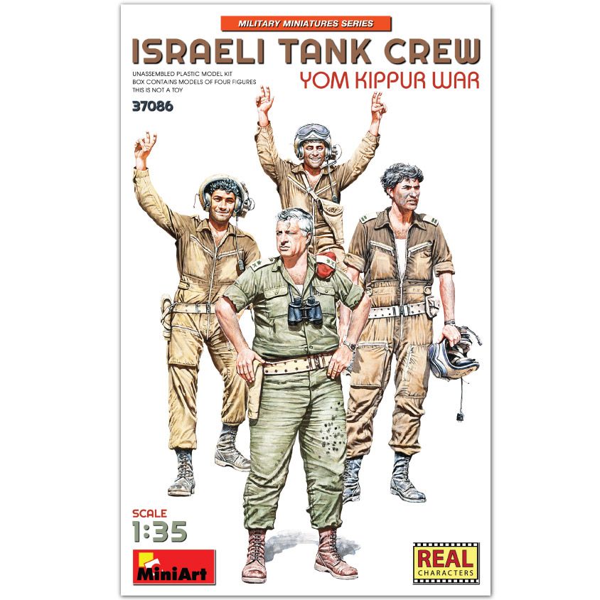 Miniart 1/35 Israeli Tank Crew Yom Kippur War