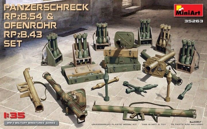 Miniart 1/35 Panzerschreck RPzB. 54 &amp; Ofenrohr RPzB. 43 Set