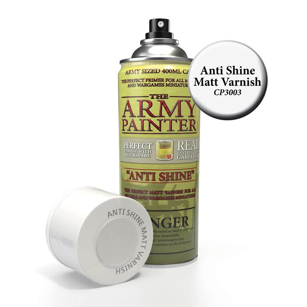 Army Painter Base Primer Anti-Shine  Matt Varnish 400ml