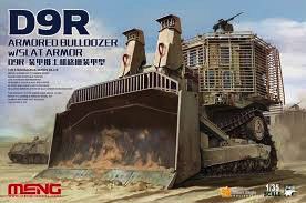 Meng 1/35 D9R Bulldozer with Slat Armor