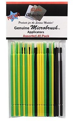 Alpha Abrasives Assorted Micro Brushes 40pc