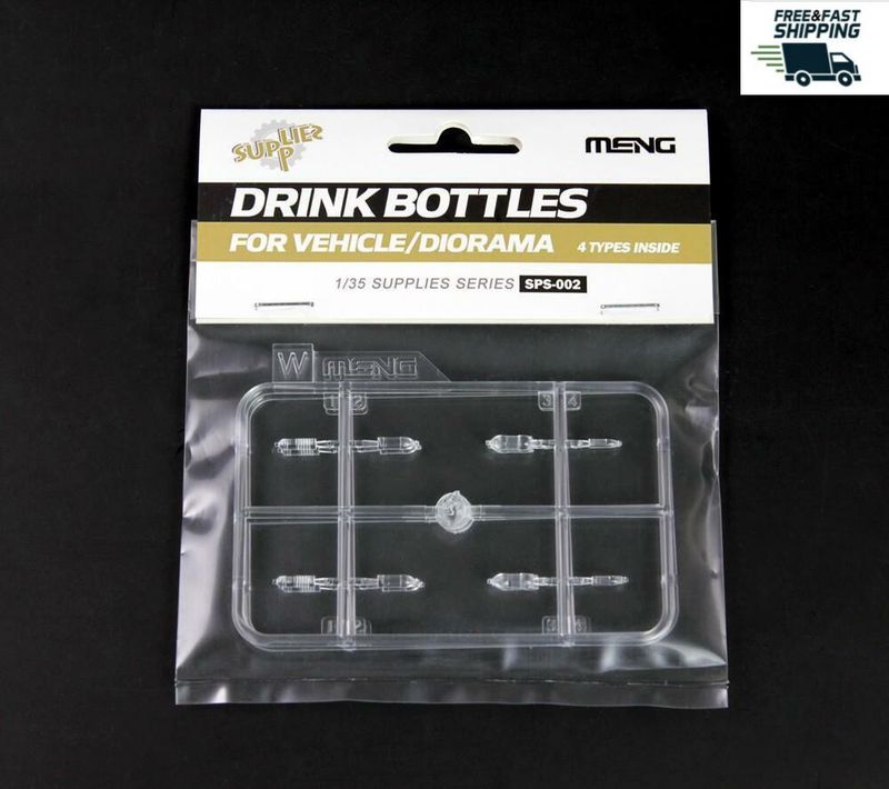 Meng 1/35 Diorama Scaledrink Bottles Forvehicle 8pc