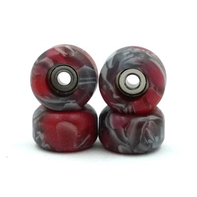 Slushcult Swirl Grom Wheels Red 4pc