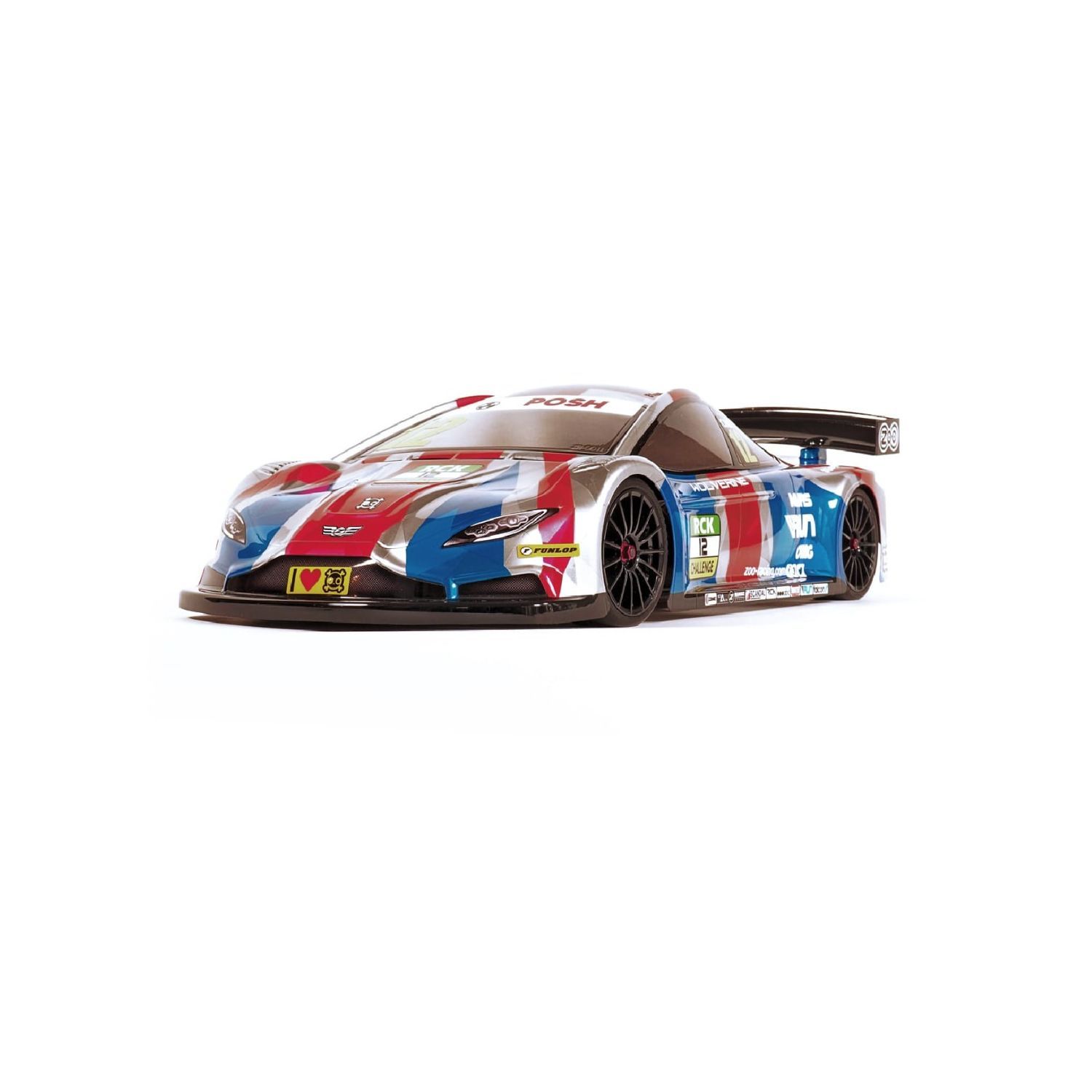 ZooRacing Wolverine MAX 1/10 Touring Car 190mm Clear Bodyshell 0.7mm Regular