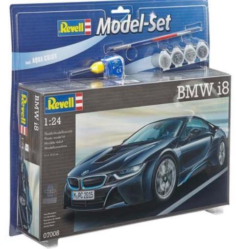 Revell 1/24 BMW i8 Model Set