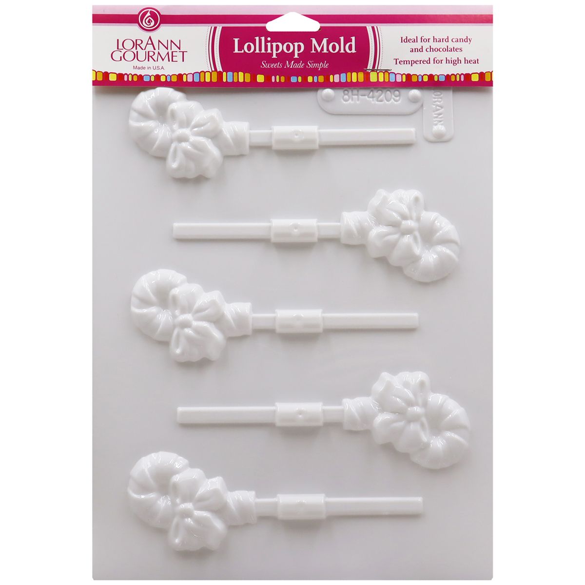 Lorann Candy Canes Lollipop Sheet Mold