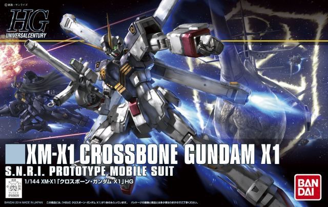 Bandai 1/144 HGUC XM-X1 Crossbone Gundam X1