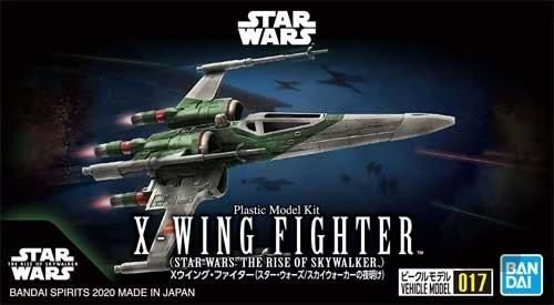 Bandai Vehicle Model 017 Star Wars The Rise of Skywalker X-Wing Fighter
