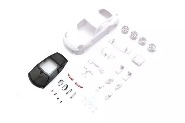 Kyosho Porsche 911 GT3 RS White Body Set with Rims