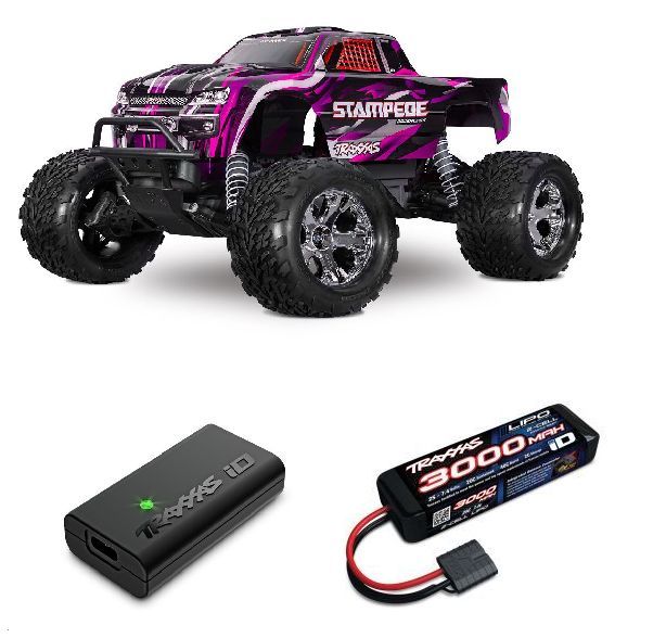Traxxas 1/10 Stampede BL-2S HD 2wd RTR Pink with B&amp;C