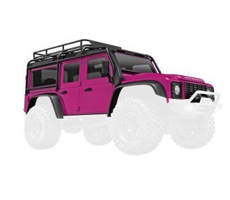 Traxxas Land Rover Defender Complete Body Kit Pink